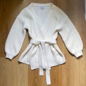 sabo skirt. lita knit cardi. size xs. (like new; tags off, never worn).